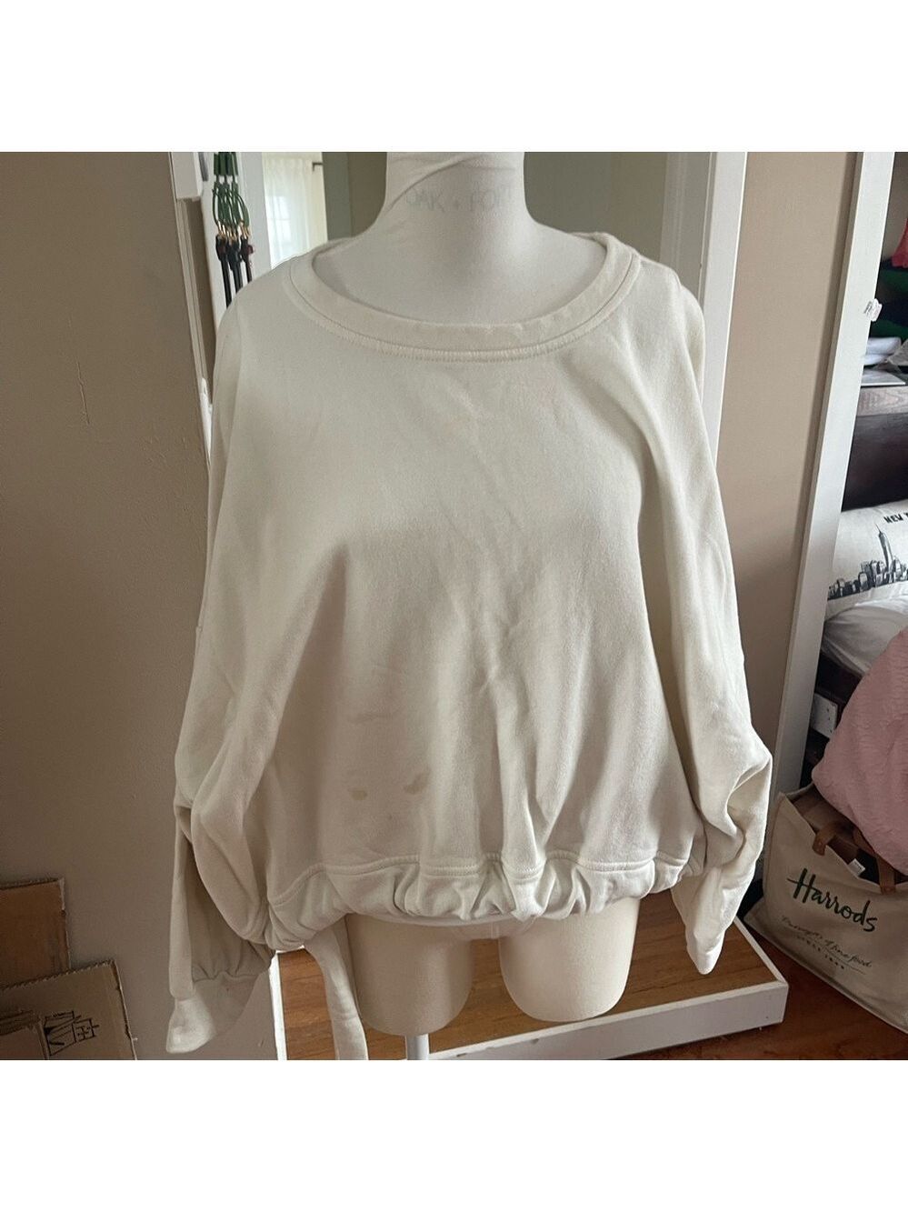 OAK+FORT bubble sweatshirt